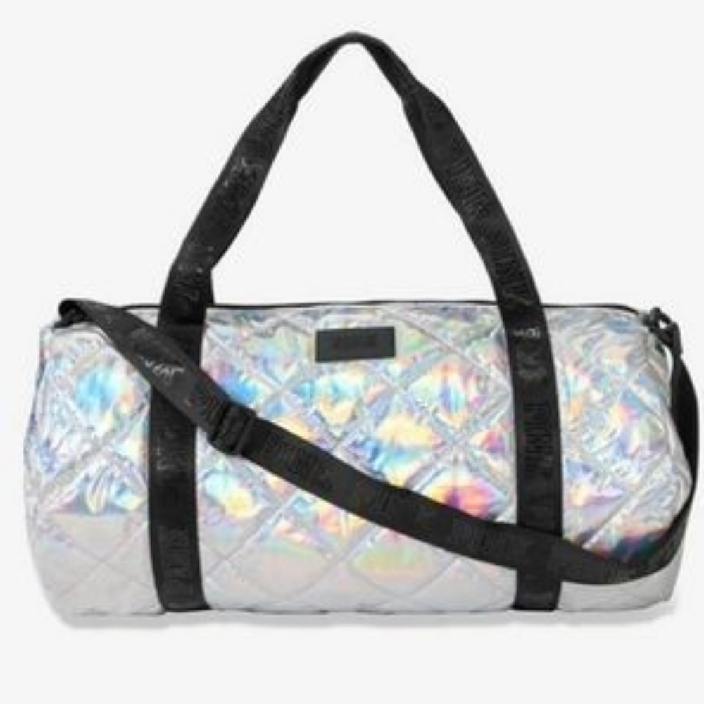 PINK VS XL Irredescent Gym Duffle Bag